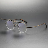 Esmund Titanium Round Glasses Frame Round Frames Southood Bronze